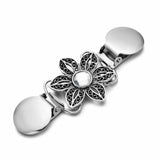 Pearl Spider Charm Brooch Pins Clip for Sweater Shawl Cardigan