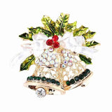 Christmas Brooch Christmas Tree Shoes Old Elk Garland Snow...
