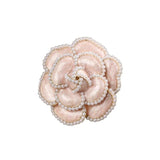 Morkopela Pearls Flower Brooch Vintage Rhinestone Brooches Jewelry Women