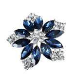 Gem Brooch Inlaid Pearl Rhinestone Flower Brooches