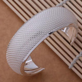Sterling Bangle Bracelet - Silver Jewelry Arc