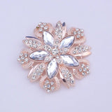 Acrylic Stone Petal Brooch Wedding Pin
