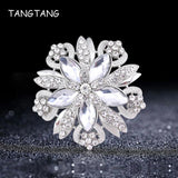 Acrylic Stone Petal Brooch Wedding Pin