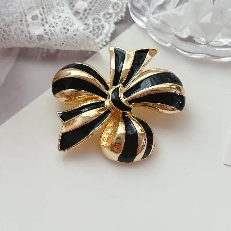 Autumn French Retro Enamel Brooch Female Jewelry
