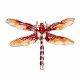 Vintage Dragonfly Brooch Large Insect Pin Dress Coat Jewelry