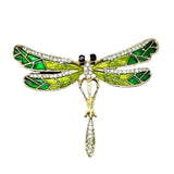 Vintage Dragonfly Brooch Large Insect Pin Dress Coat Jewelry