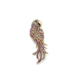 High-end Parrot Animal Brooch Bag Accessories Jewelry Pins