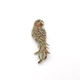 High-end Parrot Animal Brooch Bag Accessories Jewelry Pins