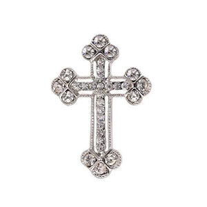 Vintage Cross Brooch Pin for Men