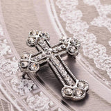 Vintage Cross Brooch Pin for Men