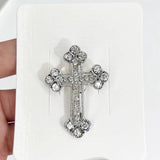 Vintage Cross Brooch Pin for Men