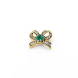 Small Brooch Three-piece Suit Green Retro Brooch Pin Jewelry Scarf Buckle