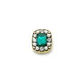 Small Brooch Three-piece Suit Green Retro Brooch Pin Jewelry Scarf Buckle