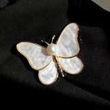 Fritillary Sparkly Zircon Butterfly Brooch Corsage Brooch