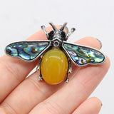 Insect Metal Bee Brooches for Women Girls