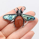 Insect Metal Bee Brooches for Women Girls