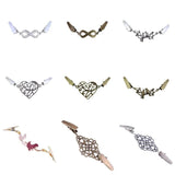 Crystal Shawl Blouse Sweater Cloth Shirt Collar Holder Clip Accessories