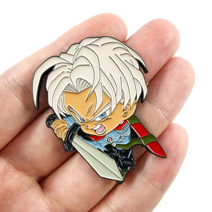 DBZ Trunks Enamel Metal Badges Lapel Pin Brooches Jackets Jeans