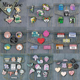 Enamel Pins Set Custom Cartoon Slogan Brooch Lapel Badge Feminism Punk Jewelry