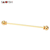 Personality Brooch Silver Clip Collar Shirt Buttoned Pin Male Accessories