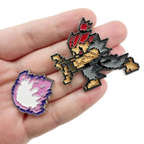 Retro Fighting Game Enamel Pin Set