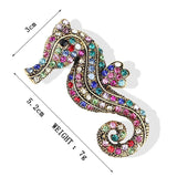 Sea Horse Starfish Fish Animal Brooches Pin Women Girls Party Accessories
