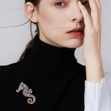 Sea Horse Starfish Fish Animal Brooches Pin Women Girls Party Accessories