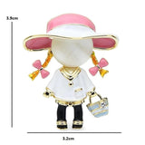 Arrival Girl Eating Melon Brooch Little Girl Pin