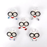 Acrylic Celebrity Lady Brooch Pins Elizabeth II Figure Badges