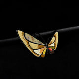 Multi-color Butterfly Brooch for Women Girls Dress Coat Pin Charm Enamel