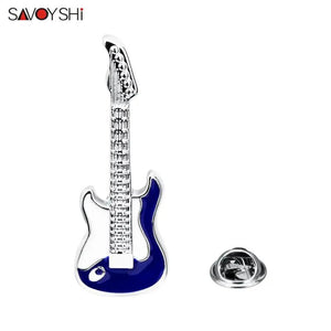 Guitar Brooches Suit Brooch Pins Collar Decorated Shirt Coat Jewelry