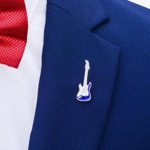 Guitar Brooches Suit Brooch Pins Collar Decorated Shirt Coat Jewelry