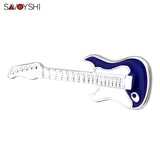 Guitar Brooches Suit Brooch Pins Collar Decorated Shirt Coat Jewelry