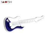 Guitar Brooches Suit Brooch Pins Collar Decorated Shirt Coat Jewelry