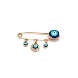 Ladybug Evil Eye Charm Brooch Pin for Women Girls BE63