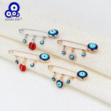 Ladybug Evil Eye Charm Brooch Pin for Women Girls BE63