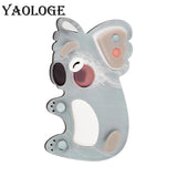 Acrylic Koala Brooches Cartoon Pins Lapel Badges Bag Decoration