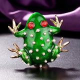 Enamel Frog Brooches - Anniversary Jewelry for Men and Women