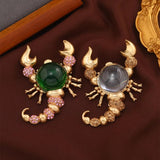 Resin Scorpion Brooches 2-color Lovely Insects Pin