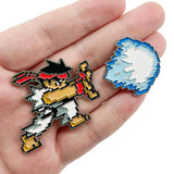 Vintage Cartoon Enamel Pin Brooch