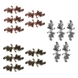 Vintage Acanthus Leaf Cape Cloak Clasp Hooks Eyes Brooch