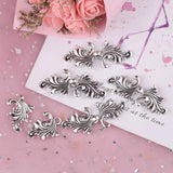 Vintage Acanthus Leaf Cape Cloak Clasp Hooks Eyes Brooch