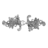 Vintage Acanthus Leaf Cape Cloak Clasp Hooks Eyes Brooch