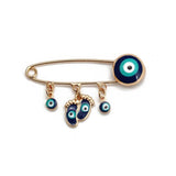 Evil Eye Brooch Pin Charm for Women