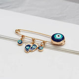 Evil Eye Brooch Pin Charm for Women