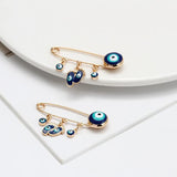 Evil Eye Brooch Pin Charm for Women