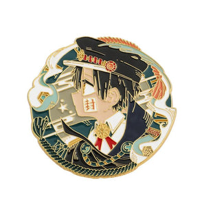 Anime Cartoon Alloy Brooch High Round Badges Lapel Pin Jewelry Accessories