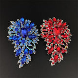 Crystal Brooch Rhinestone Water Drop Corsage Women's Accessories