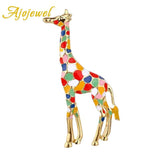 Enamel Giraffe Brooch for 10-Year-Old Girl