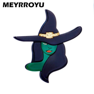 European American Style Figure Shape Women Pins Brooch for Holiday